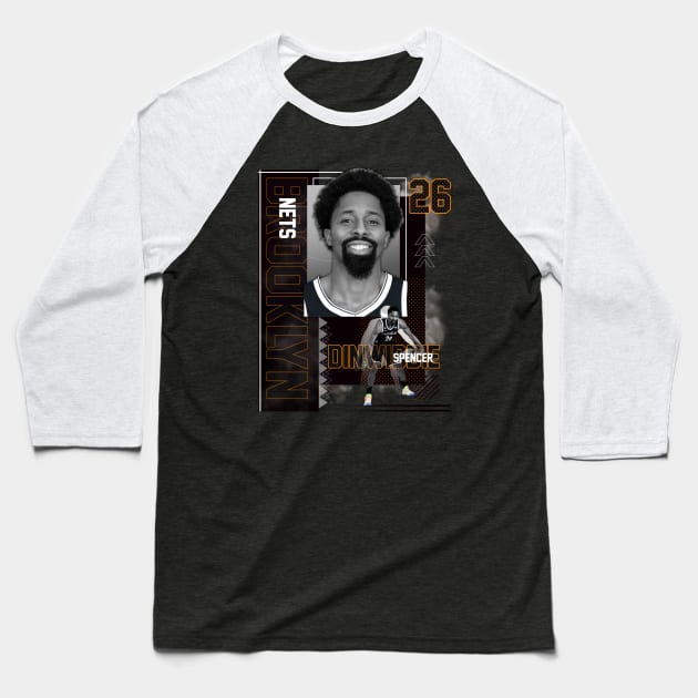 Brooklyn Nets Spencer Dinwiddie 26 Baseball T-Shirt by today.i.am.sad